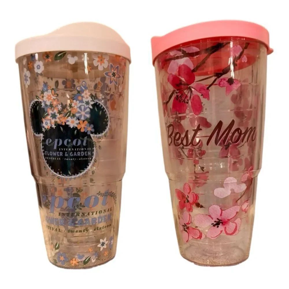 Tervis Disney Flower Garden festival and Best Mom Tumbler Set